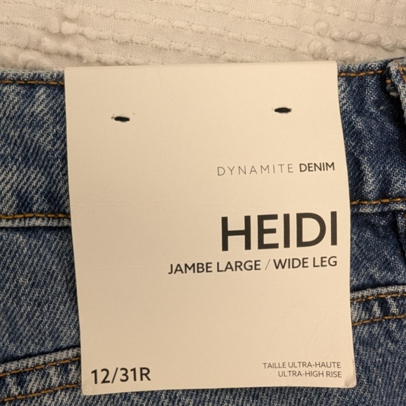 Dynamite║Heidi Wide Leg Jeans║Size 12 - Picture 5 of 5